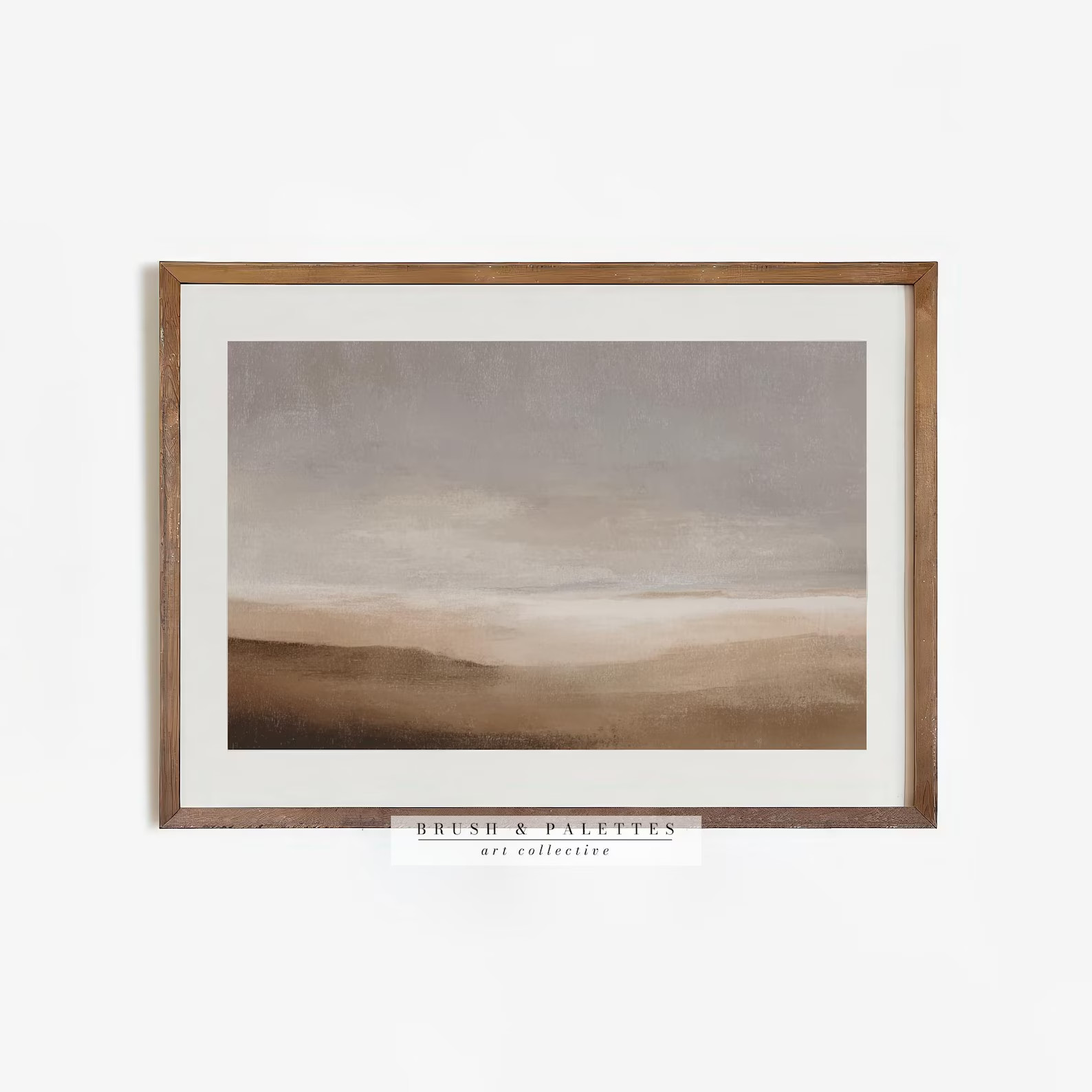 Soft Neutral Horizon: Minimalist Taupe Abstract Landscape Painting (digital Download) - Etsy | Etsy (US)