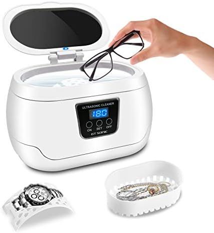 Ultrasonic Cleaner, Professional Ultrasonic Jewelry Cleaner 20 Ounces(600ML) with Five Digital Timer | Amazon (US)