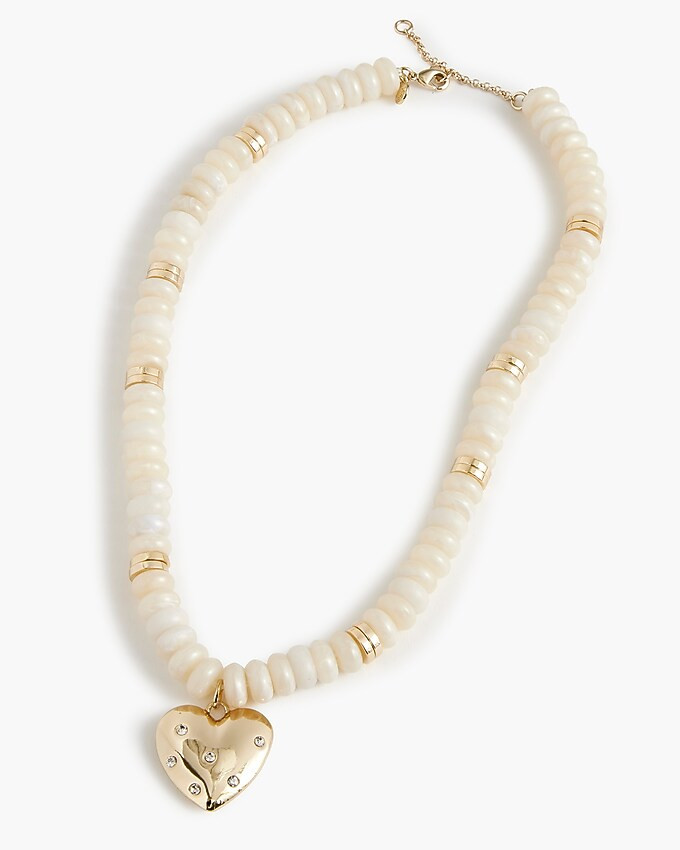 Beaded pendant necklace | J.Crew Factory