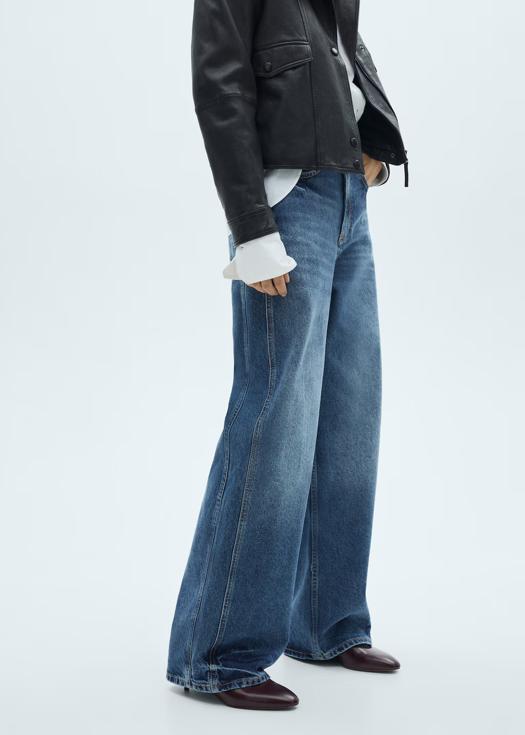 High-waist balloon jeans - Women | MANGO USA | Mango (US/MX/AU)