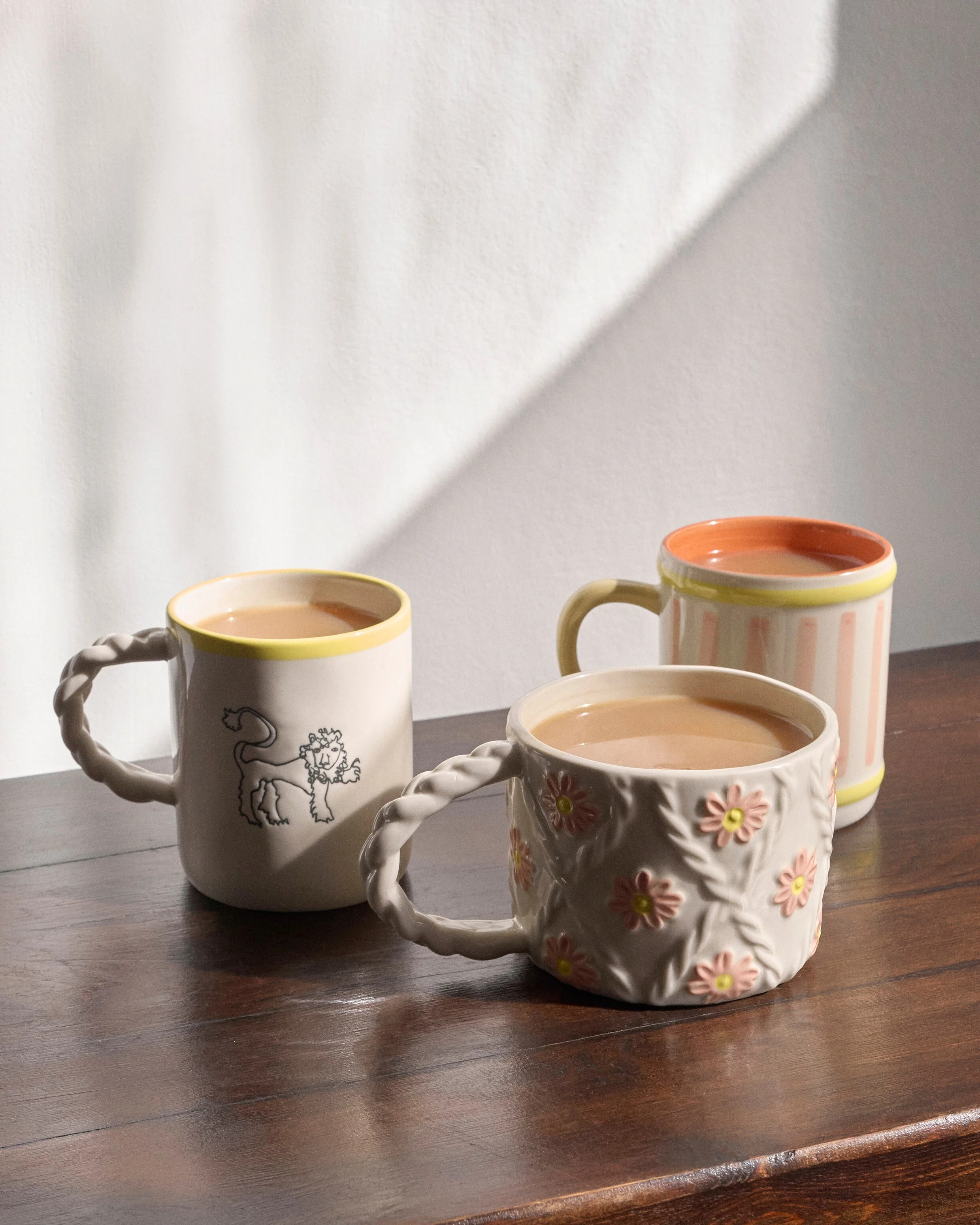 Shrimps x Oliver Bonas Lion Mug | Oliver Bonas | Oliver Bonas (Global)