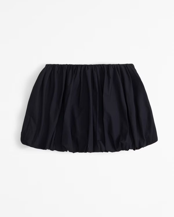 Mid Rise Bubble Mini Skort | Abercrombie & Fitch (US)