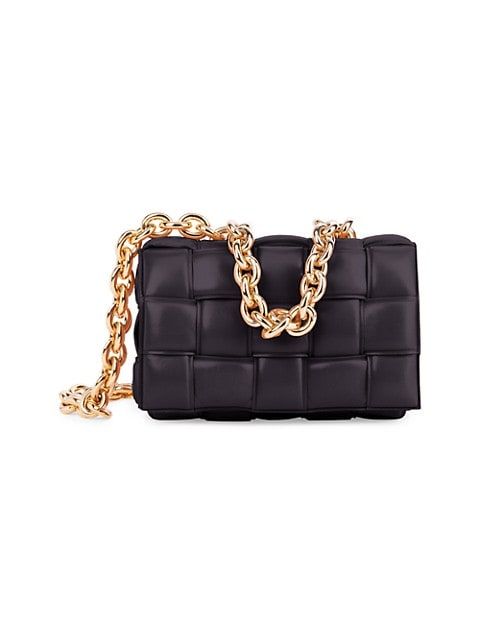 The Chain Cassette Padded Leather Shoulder Bag | Saks Fifth Avenue