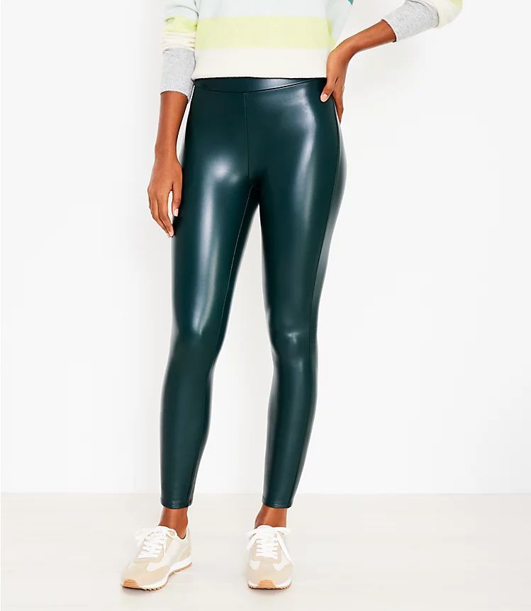 Faux Leather Leggings | LOFT | LOFT