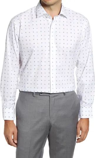 Trim Fit Non-Iron Floral Dress Shirt | Nordstrom