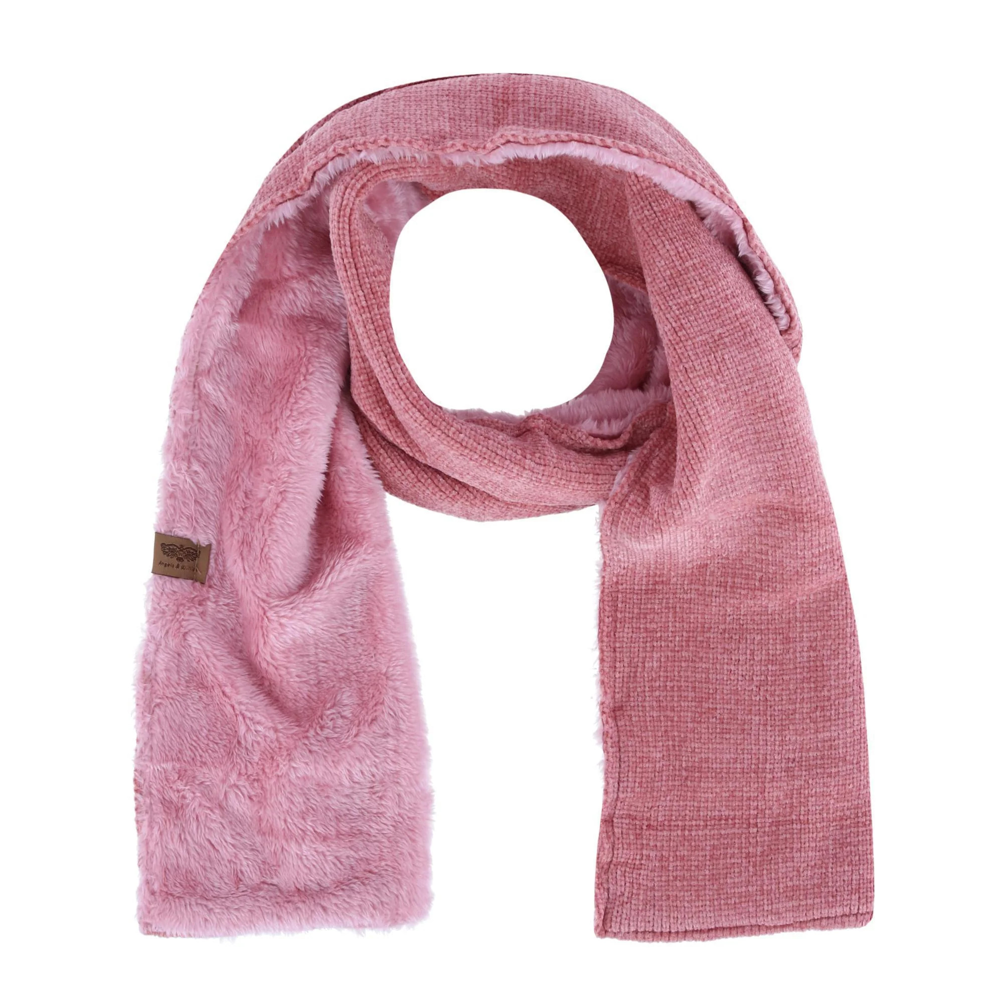 Women's Knit Sherpa Lined Winter Scarf | Shop Simon