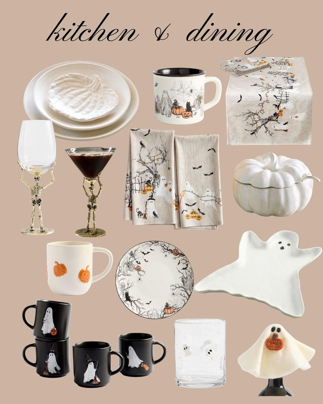 Pottery Barn fall kitchen & dining 🍂