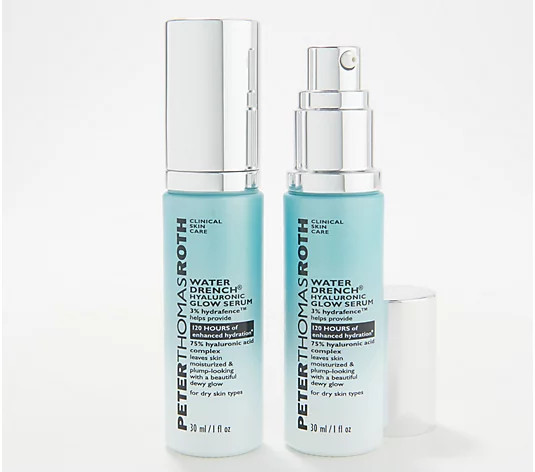 Peter Thomas Roth Water Drench Hyaluronic Glow Serum, 1-oz Duo | QVC
