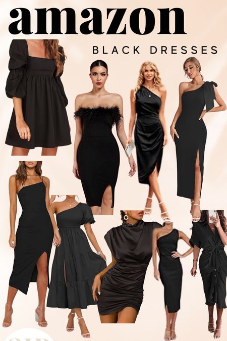 Amazon black dresses 

#LTKunder50 #LTKSeasonal #LTKstyletip