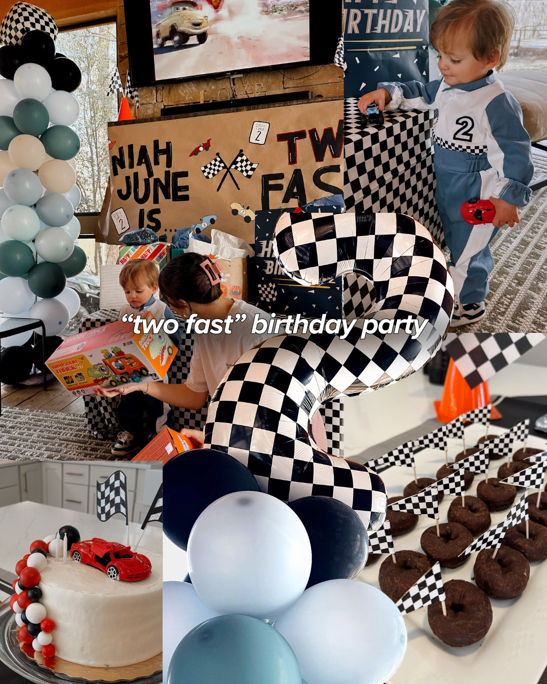 “TWO FAST” birthday party decor/inspo!

I loveee planning my kids’ bday parties and I had so much throwing everything together for this one 🏎️🏁♥️

#LTKFamily #LTKParties #LTKKids