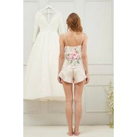 Isobel Personalised Frill Cami Set, Wedding Pyjama, Brides Pyjamas, Floral Wedding Pjs, Blush Pyjama | Etsy (UK)