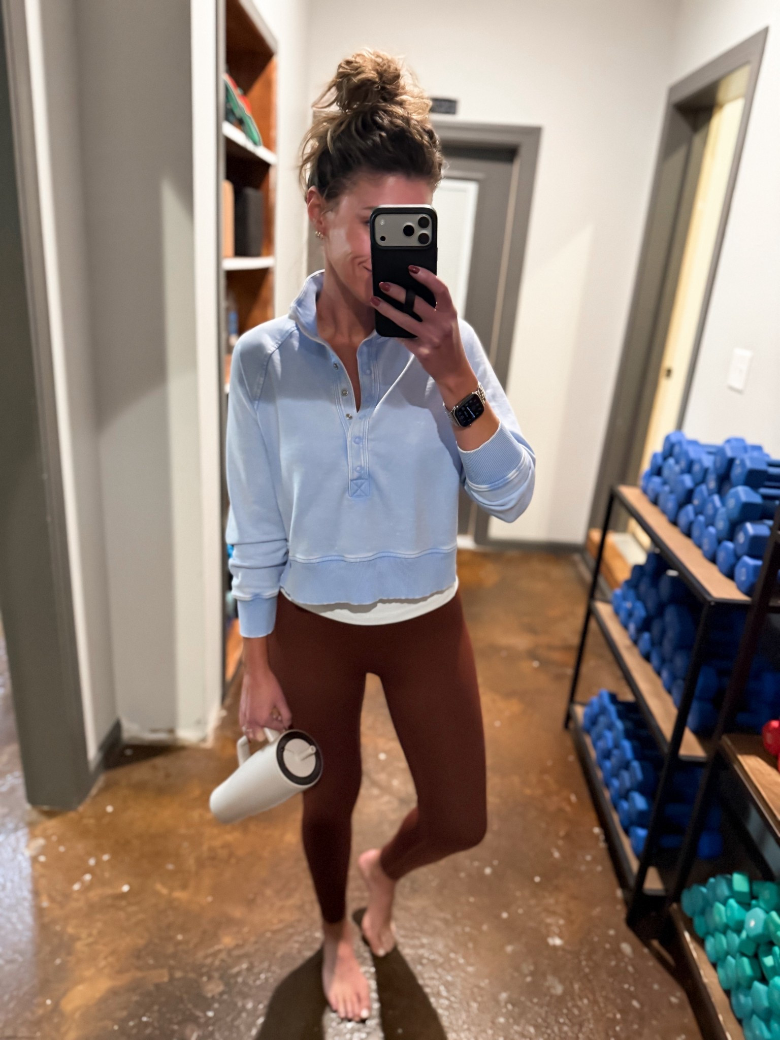 Workout OOTD
Pullover/ XS (small would have been fine too)
Tank/medium
Leggings/ medium (no front seem 😊 )

#LTKootd #LTKActive #LTKSaleAlert