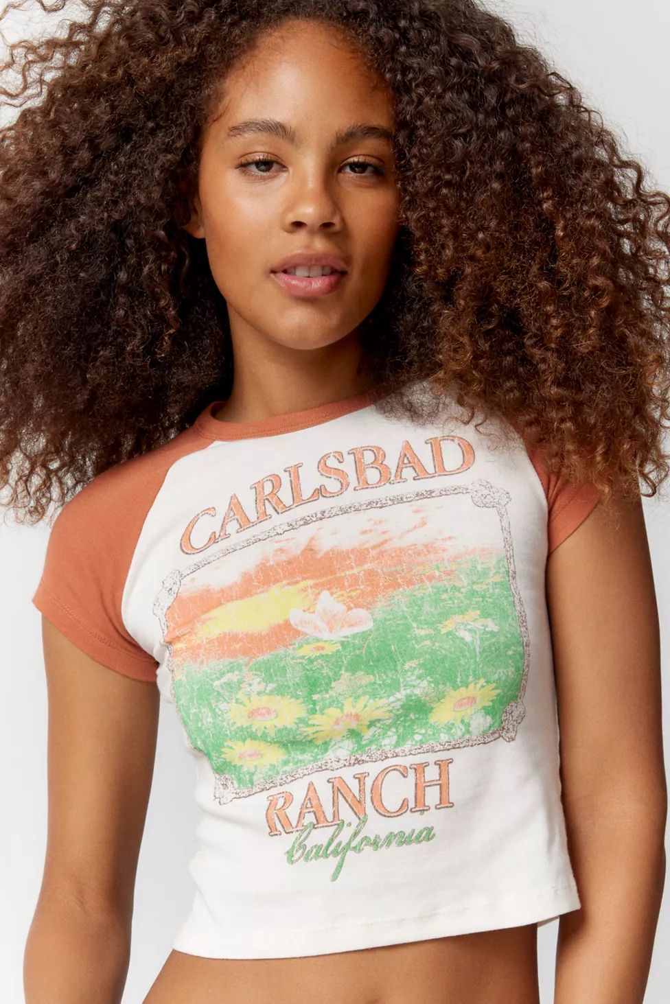 California Ranch Raglan Baby Tee | Urban Outfitters (US and RoW)