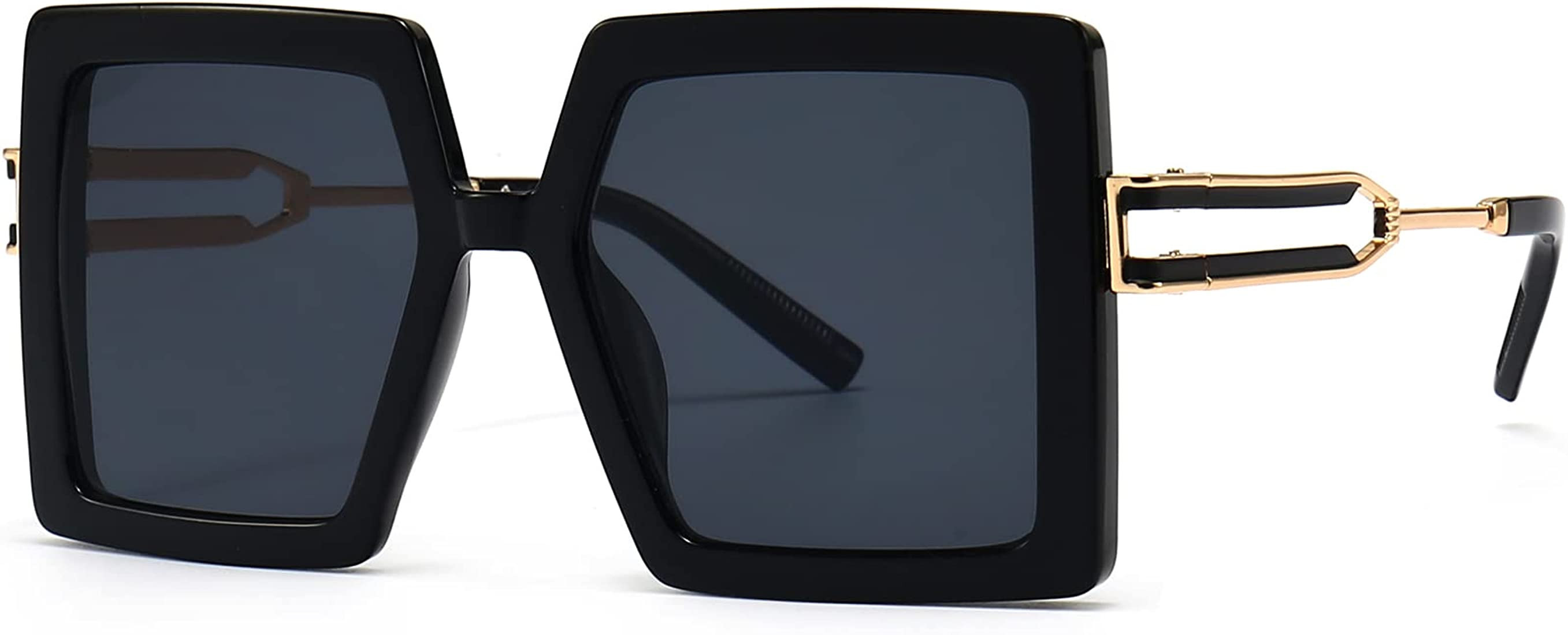 AIEYEZO Oversized Sunglasses for Women Square Fashion Big Large Frame Sun Glasses UV400 Protectio... | Amazon (US)