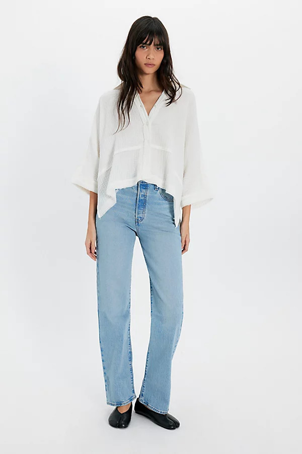 Levi's Ribcage Full Length Jeans | Free People (Global - UK&FR Excluded)