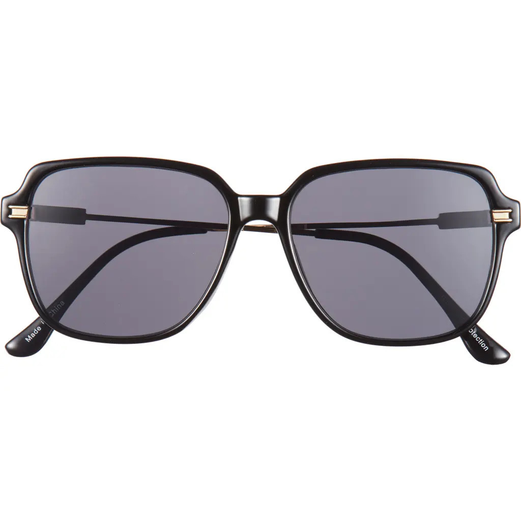 BP. Retro Square Sunglasses in Black- Gold at Nordstrom | Nordstrom