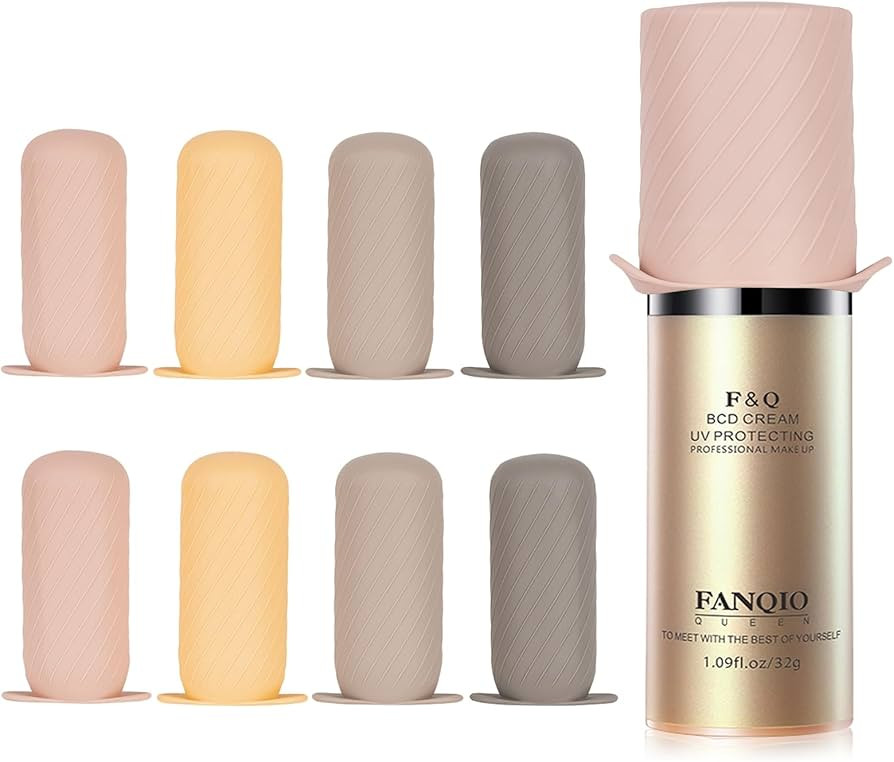 Silicone Bottle Covers for Travel, Elastic Sleeves for Leak Proofing, Travel Size Container Toile... | Amazon (US)