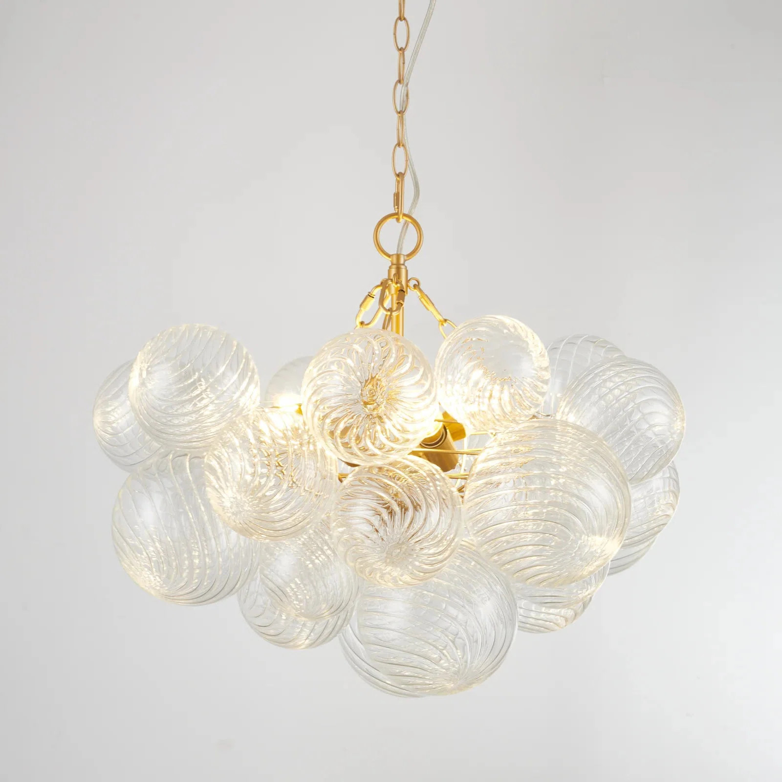 Mercer41 Yav 3 - Light Dimmable Modern Glass Chandelier & Reviews | Wayfair | Wayfair North America