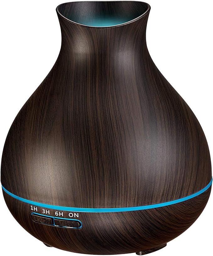 Aromatherapy Essential Oil Diffuser Humidifier 550ml 12 Hours High Mist Output for Large Room, Ho... | Amazon (US)