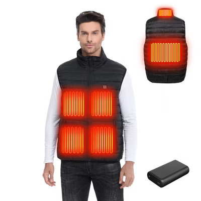 Hothugz Men's Heated Vest, 10000mAh Battery 12V Lightweight Warm Liner for Outdoor Winter Activities | Target
