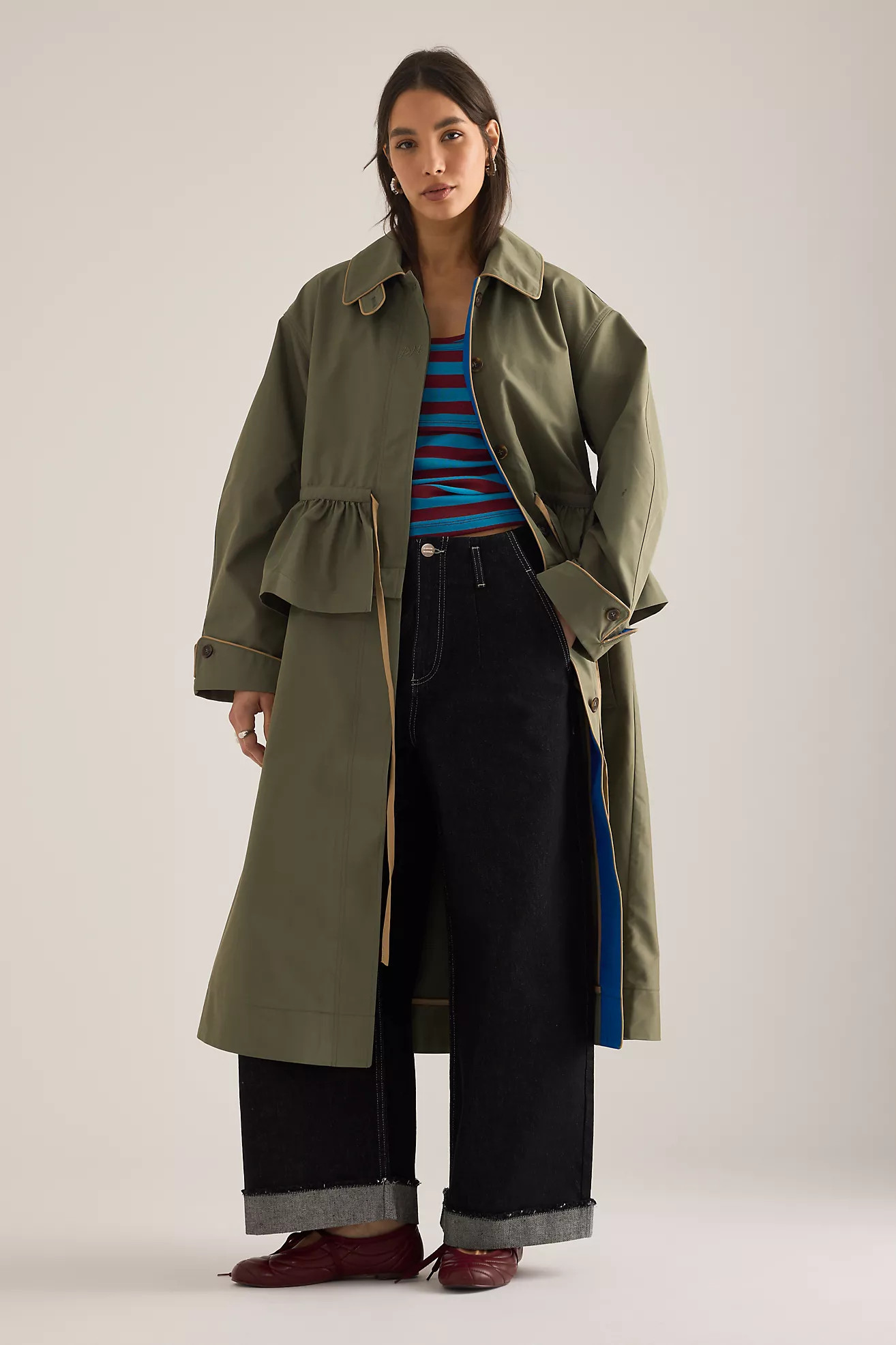 Damson Madder Myrtle Multi-Way Trench Coat | Anthropologie (UK)