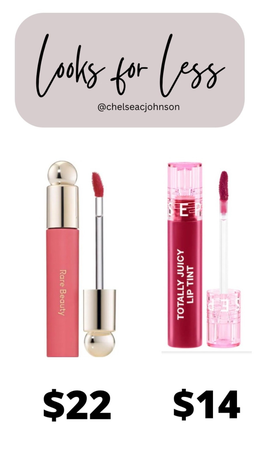 Same feel on the lips and both leave a stain. Use code savemore to get the Sephora brand lip for $9.80  

#LTKSaleAlert #LTKStyleTip #LTKBeauty