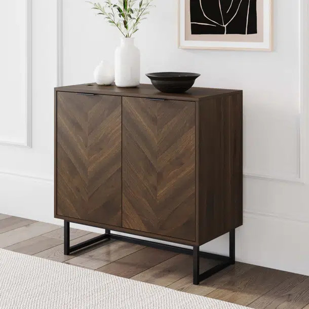 Ause Steel Accent Cabinet | Wayfair North America