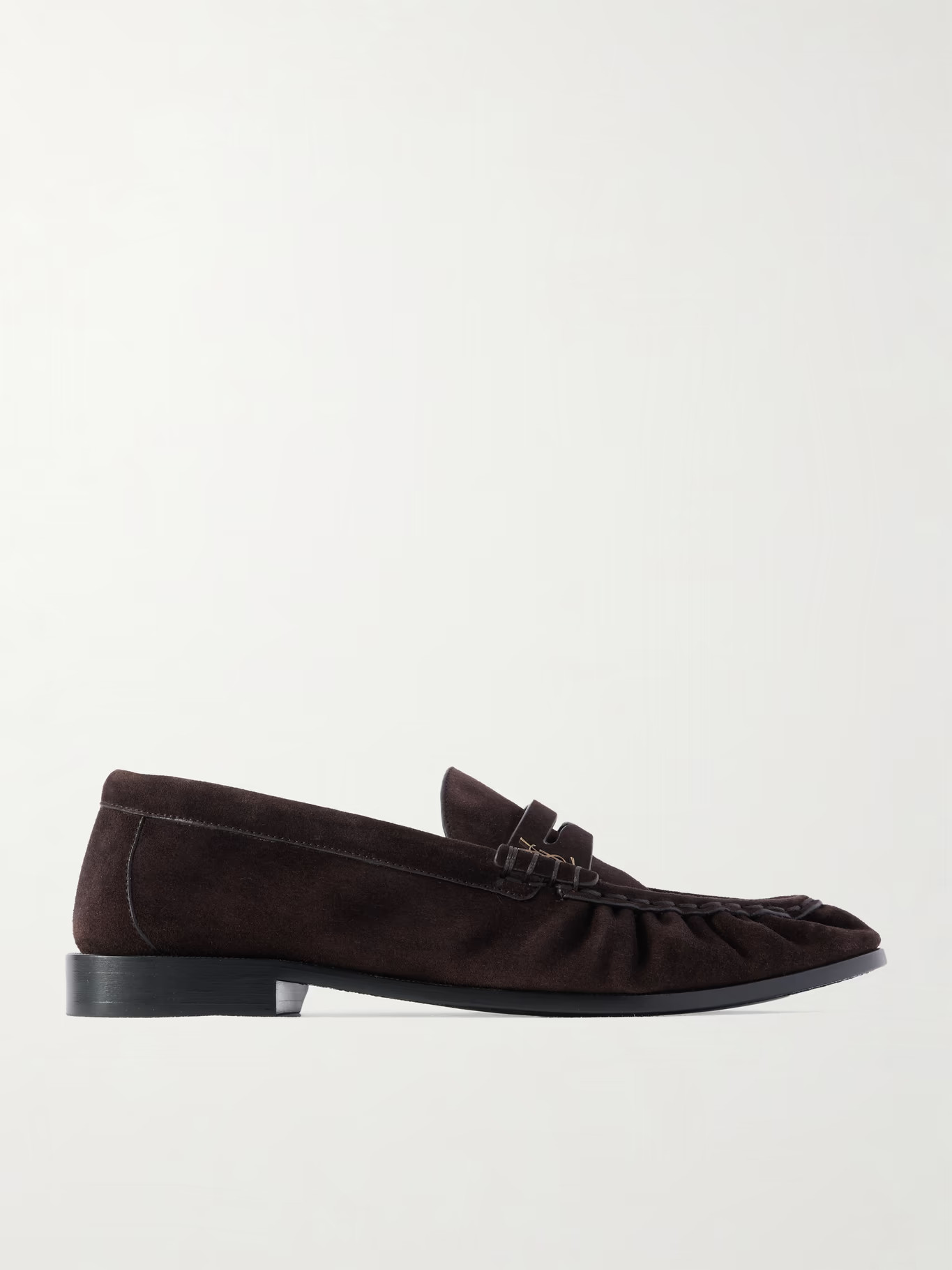 Le Loafer Monogram Logo-Appliquéd Suede Penny Loafers | Mr Porter (EMEA)