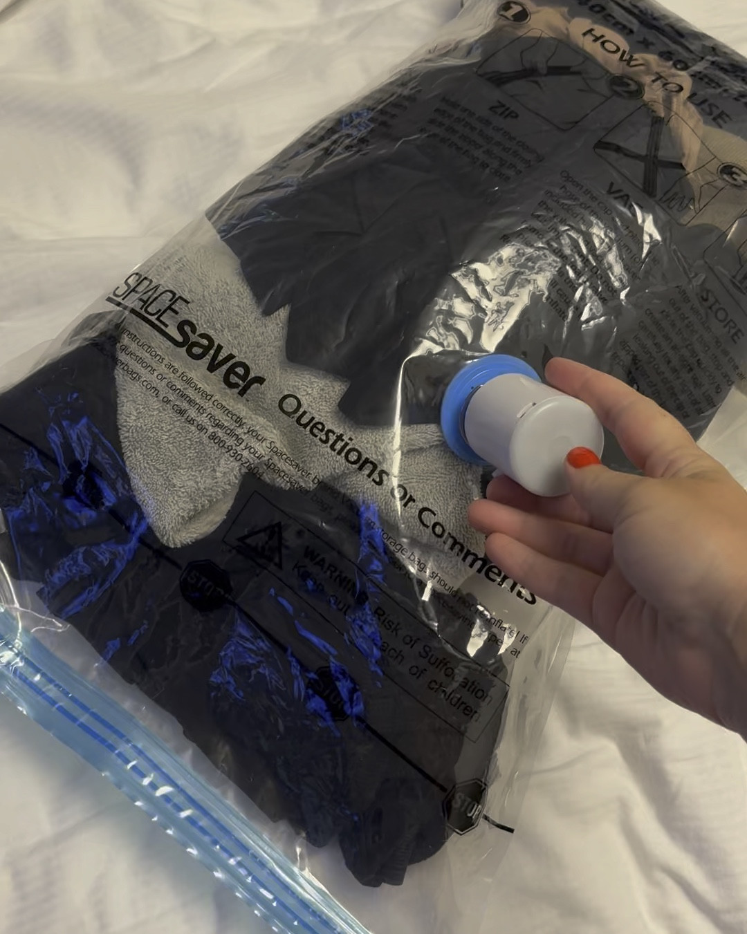 Travel hack for dirty clothess