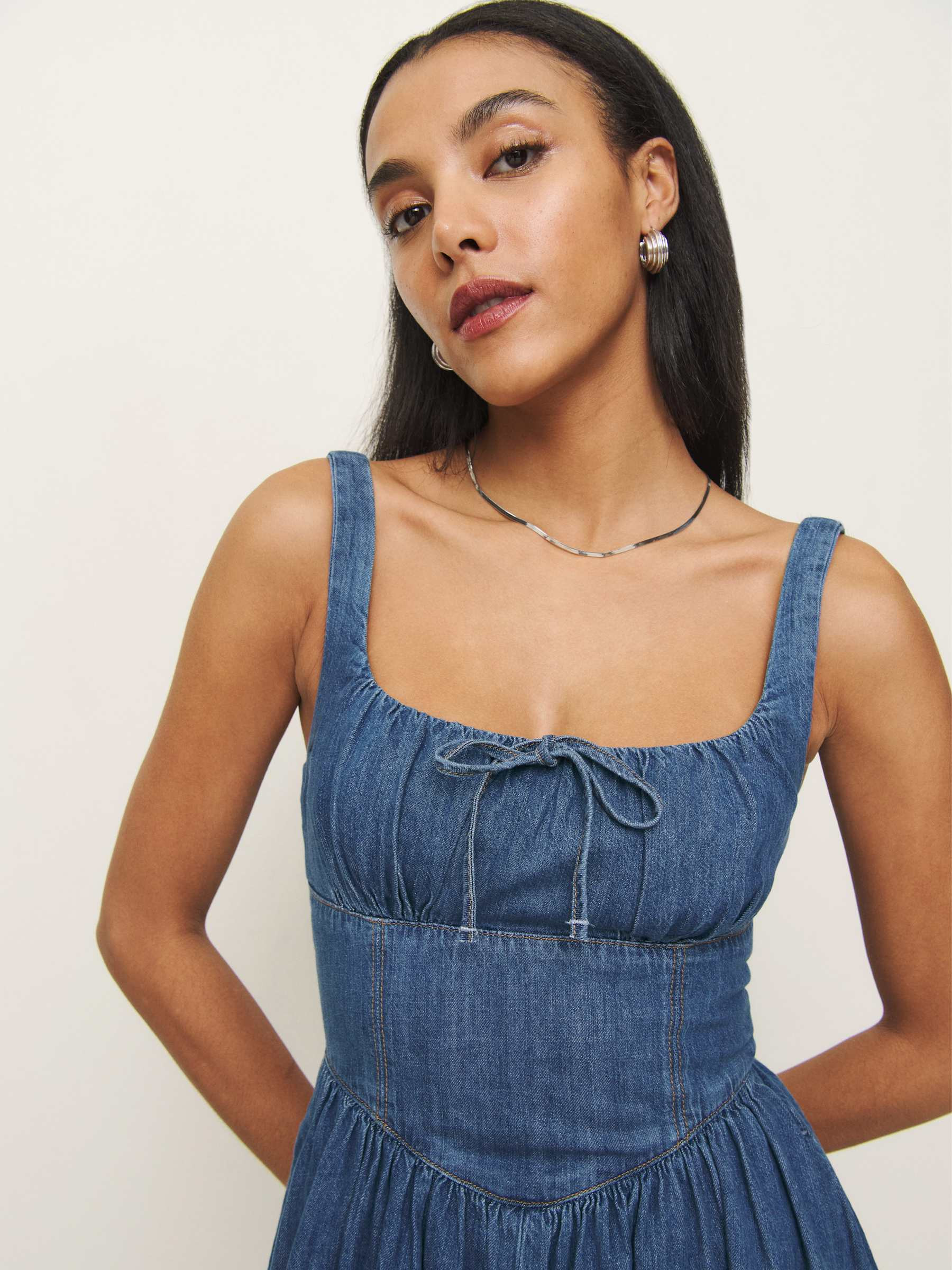 Balia Denim Midi Dress | Reformation (Global)