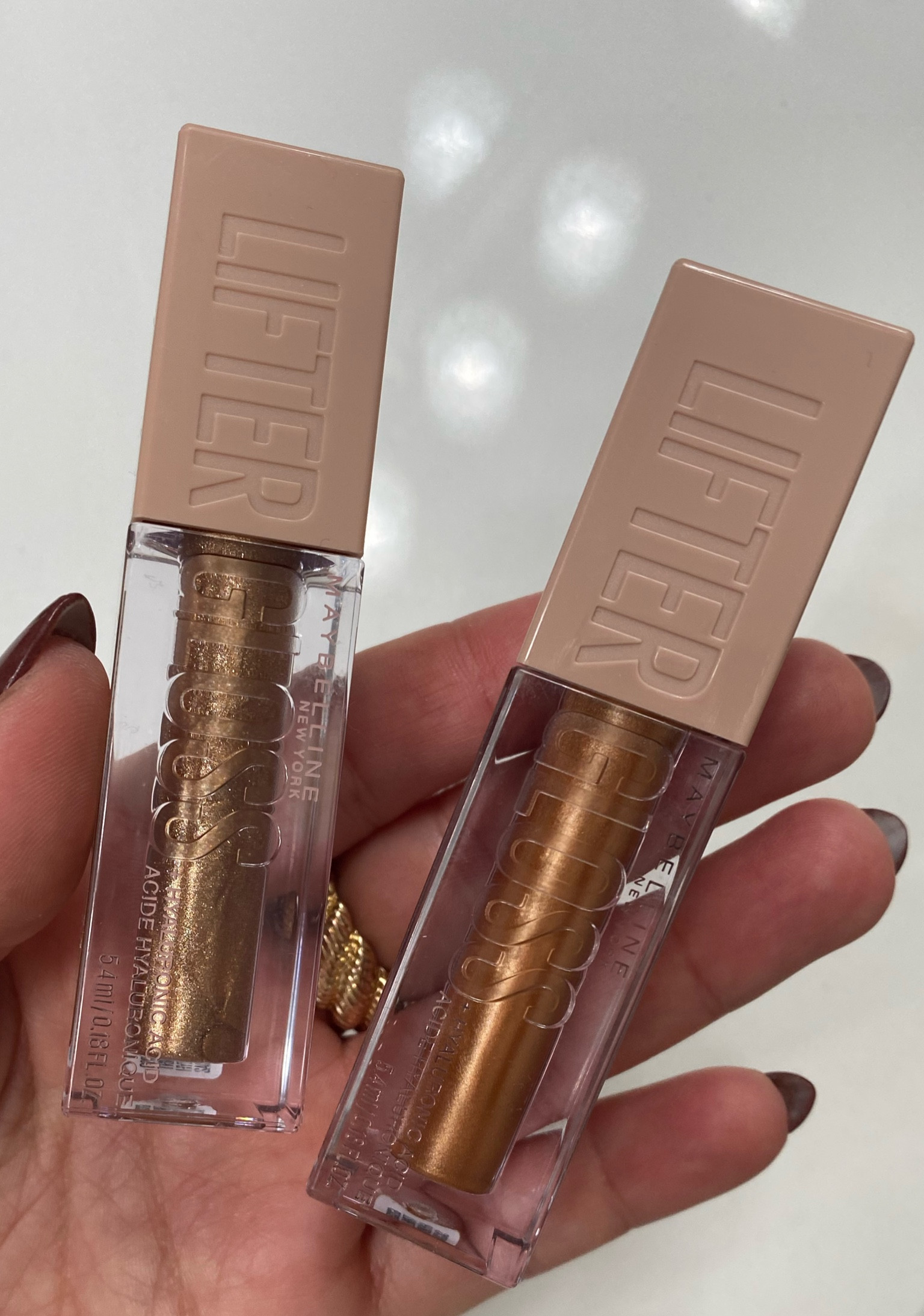 A great affordable brown gloss! Maybelline Lifter Gloss in shades Gold and Crystal. & always lined with DIBS no pressure liner in medium. 

#LTKSeasonal #LTKbeauty #LTKunder50