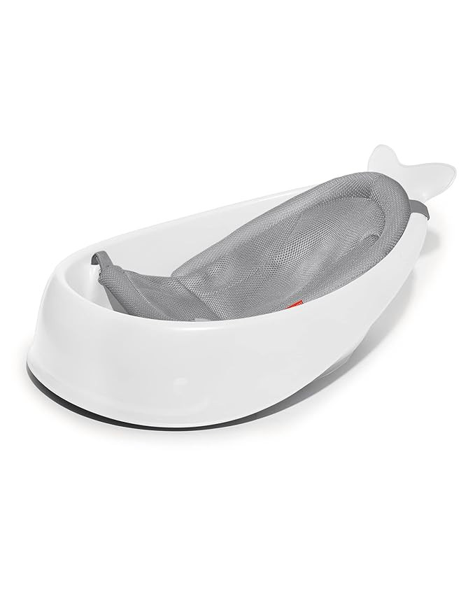 Skip Hop Infant Bath Tub 3-Stage Grow With Baby Smart Sling MOBY Bathtub White Age 0+ | Amazon (US)