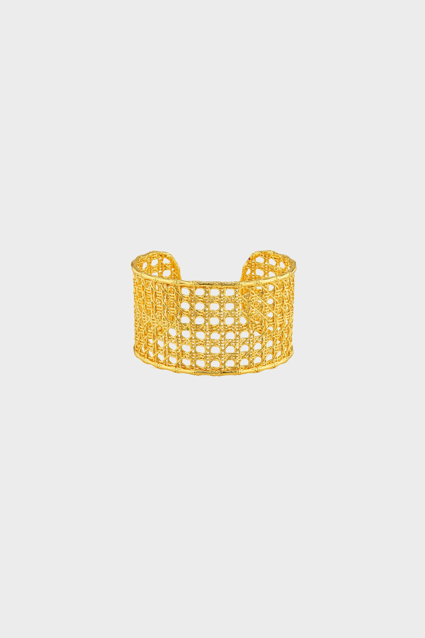 Gold Veranda Caning Cuff | Tuckernuck (US)