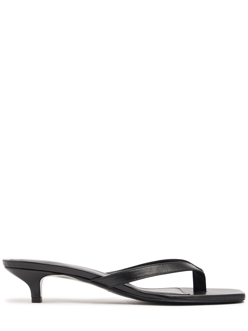 35mm Leather thong sandals | Luisaviaroma