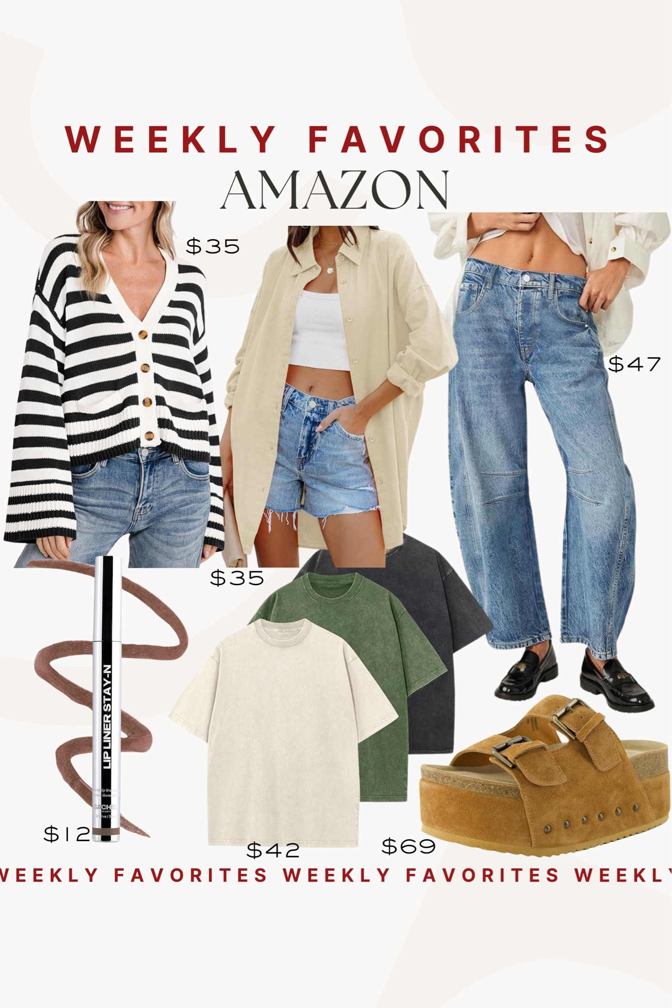 This weeks Amazon favorites! We are loving this lip stain!

Weekly favorites, Amazon finds, Amazon fashion 

#LTKStyleTip #LTKFindsUnder50 #LTKSeasonal