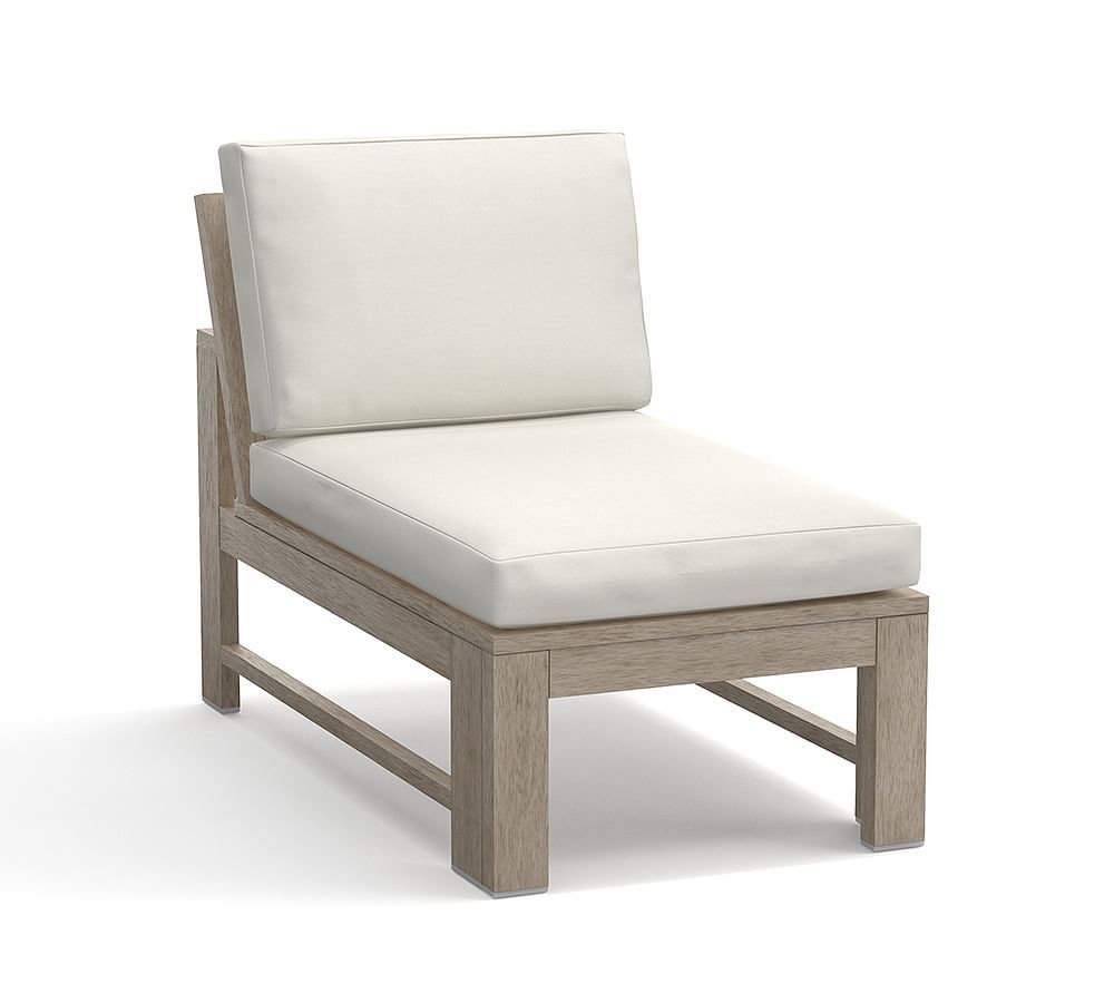 Indio Eucalyptus Armless Lounge Chair | Pottery Barn (US)