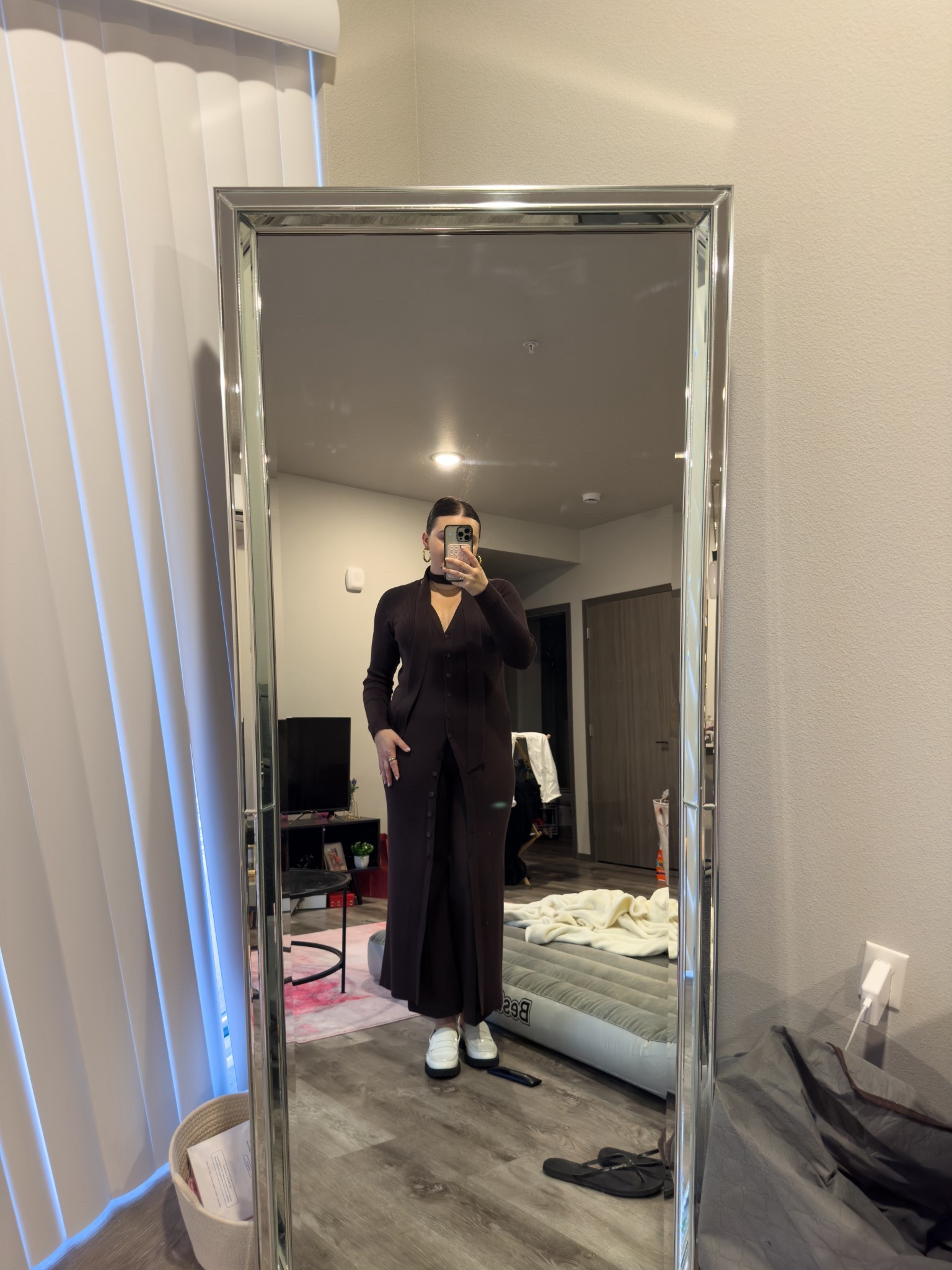 Easy business casual outfit for fall! Featuring the cutest brown on brown fit 🤎

I’m wearing a ML dress, size L pants and size 9 loafers

#LTKMidsize #LTKWorkwear #LTKFindsUnder100