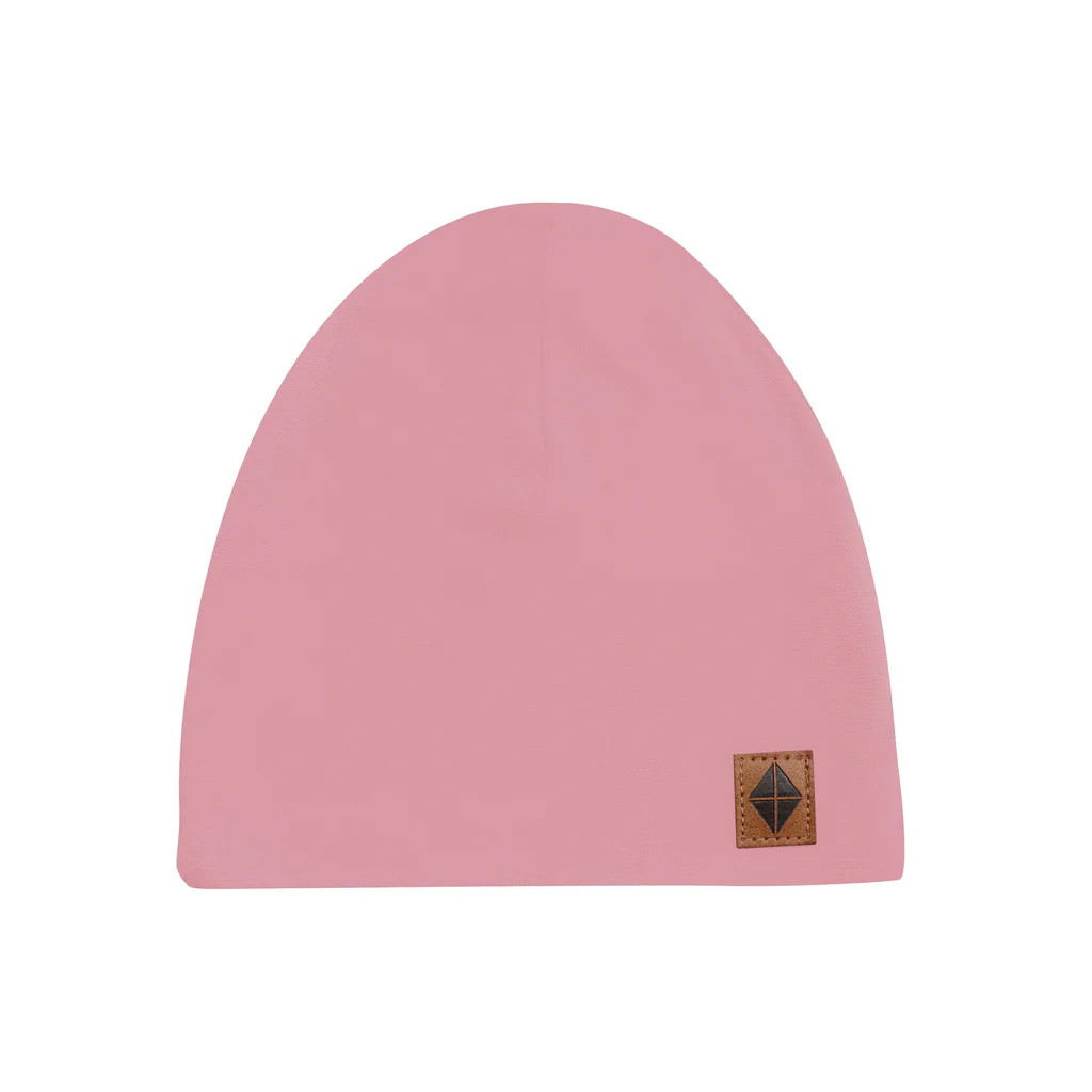 Bamboo Jersey Beanie in Apple Blossom | Kyte Baby