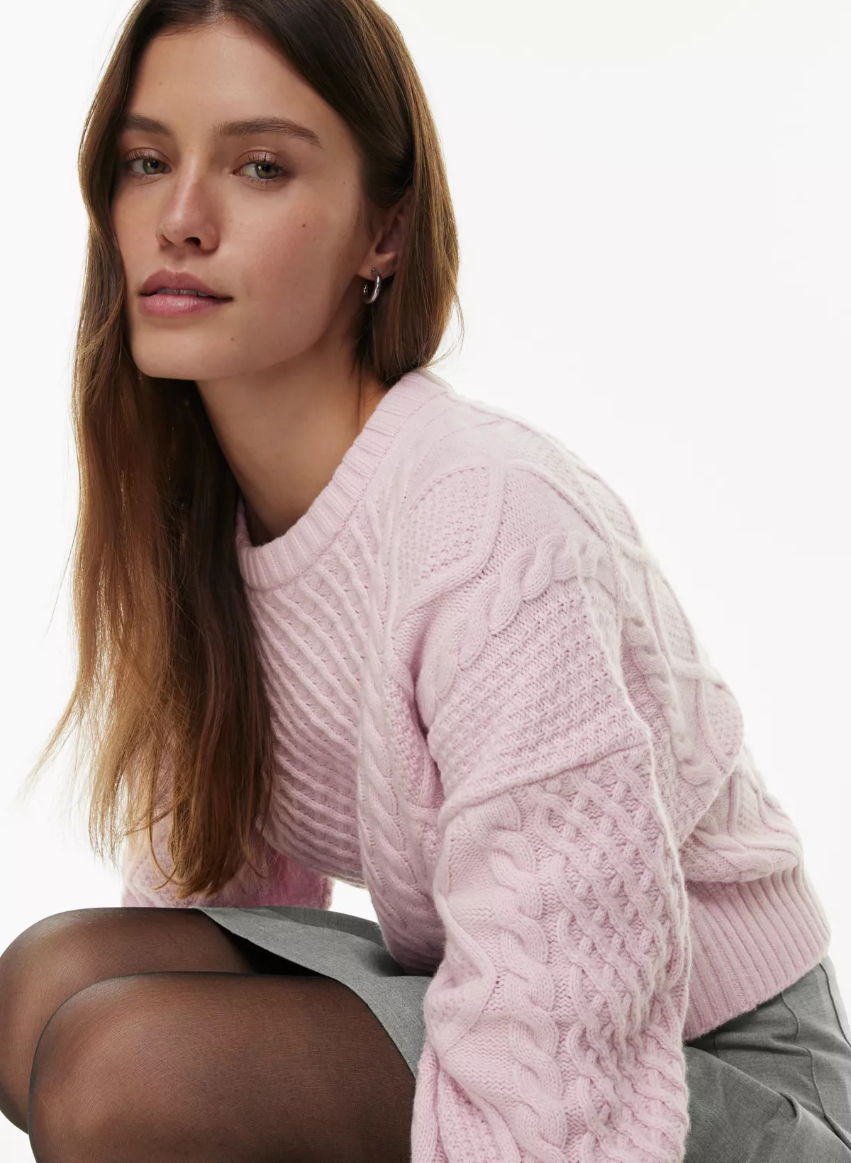 PEGGY CROPPED SWEATER | Aritzia