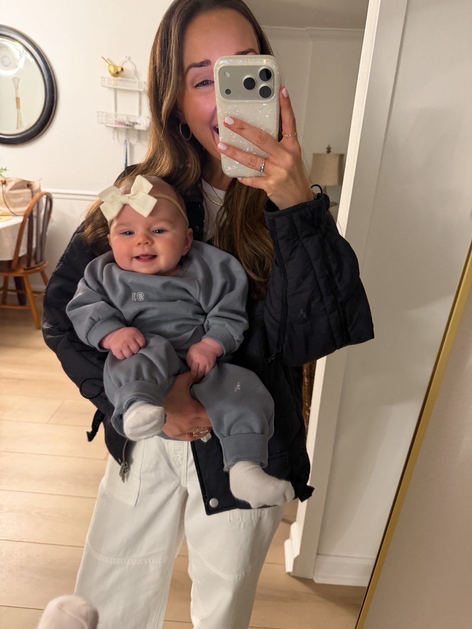 Zara customizes their baby sweat sets! 🤍 only $4 for embroidery so I got Zack’s number embroidered! 