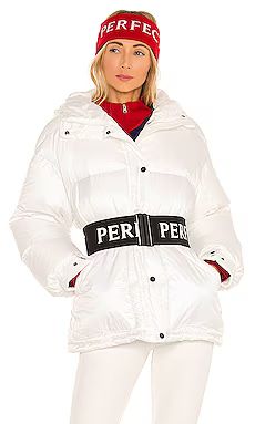 Perfect Moment Over Size Parka II in Snow White & Black from Revolve.com | Revolve Clothing (Global)