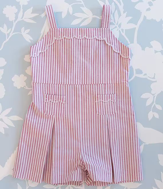 Edgehill Collectionx The Broke Brooke Baby Girls 12-24 Months Emerson Woven Stripe Romper | Dillard's