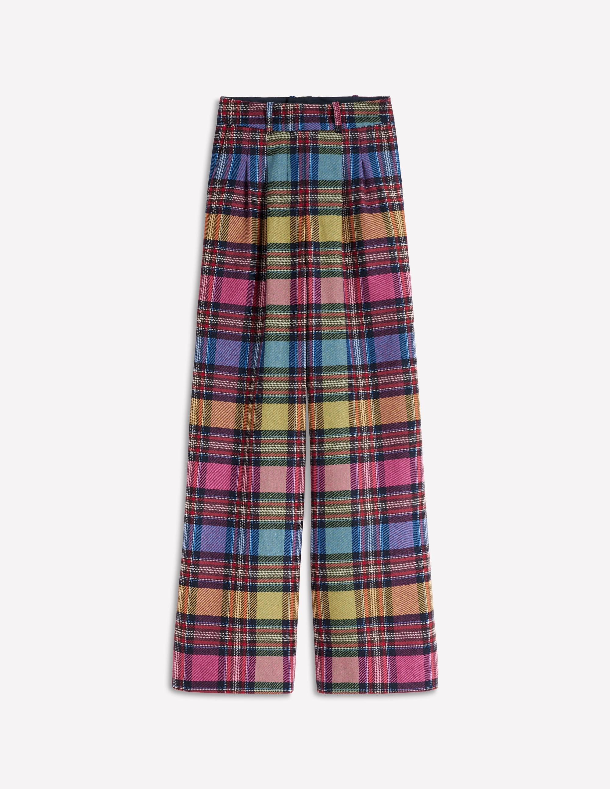 Kensington Tailored Pants-Multi Blanket Check | Boden (US)