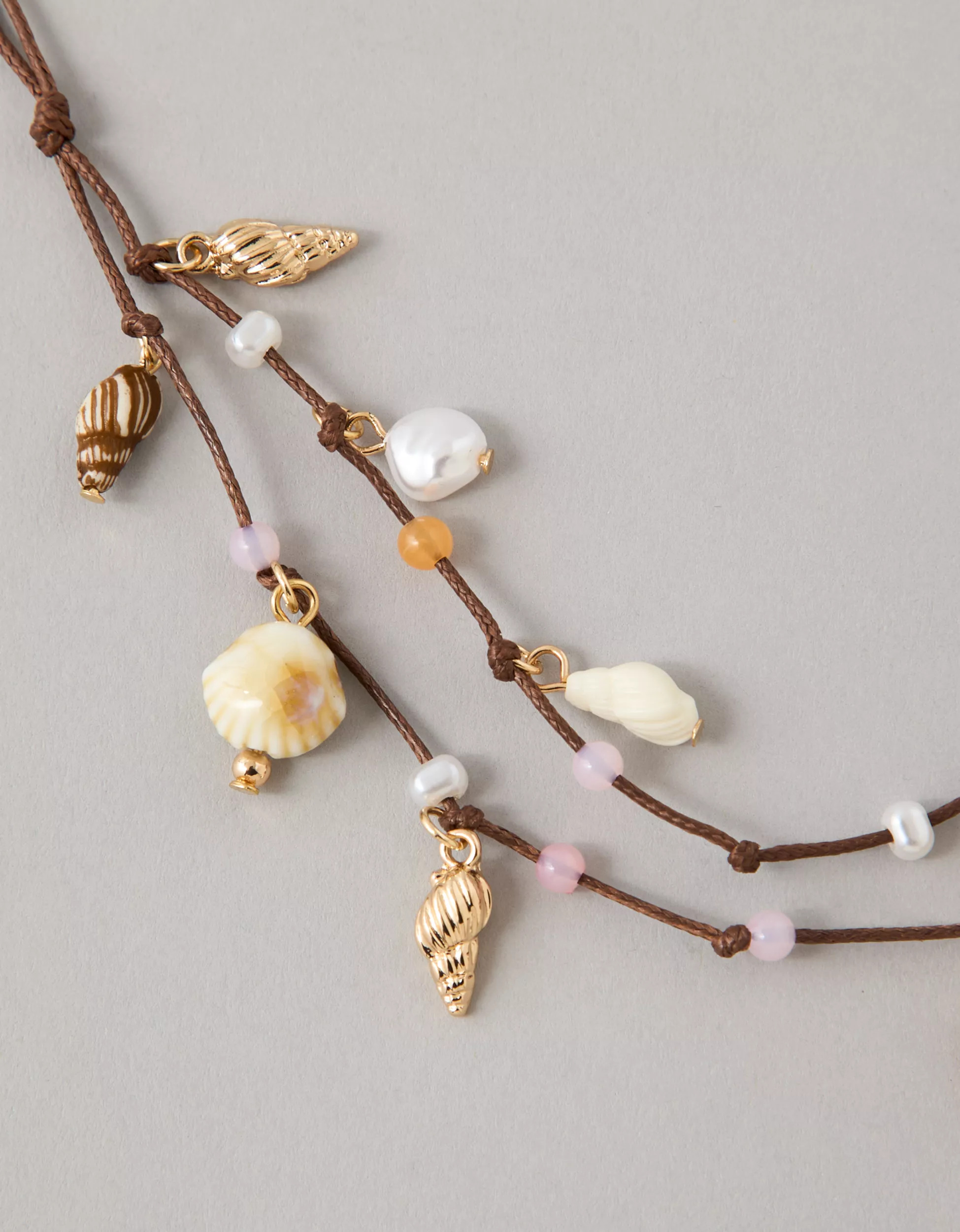 AE Double Layer Anklet | American Eagle Outfitters (US & CA)