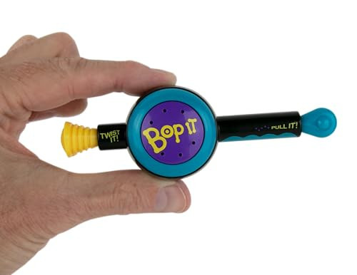 World's Smallest Bop It! The Classic Game of Bop It, Twist It, Pull It in Miniature Size. Travel Electronic Game. Play Solo or with Multiple Players | Amazon (US)