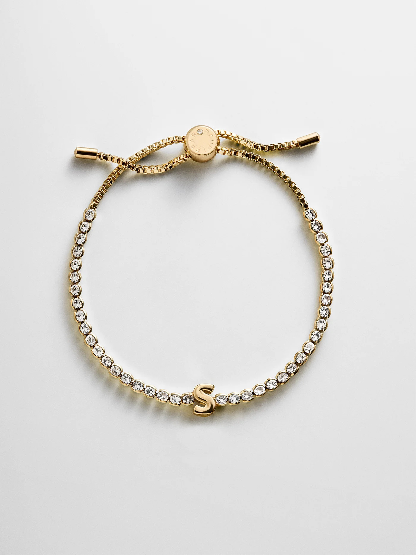 Block Letter Tennis Bracelet - Initial Tennis Bracelet | BaubleBar
