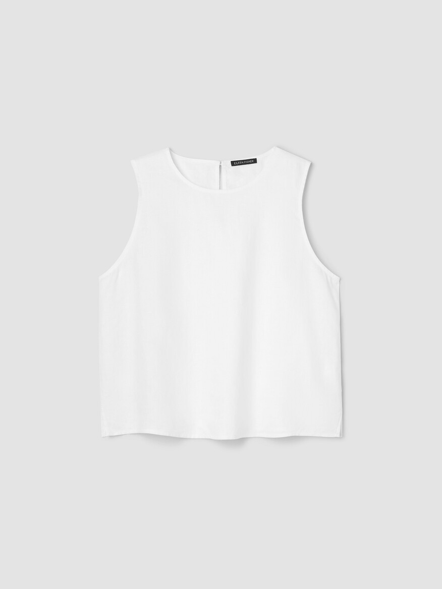 Organic Linen Shell | Eileen Fisher