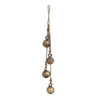 Hello Honey® 12" Antique Brass Finish Hanging Metal Jingle Bells | Michaels | Michaels Stores