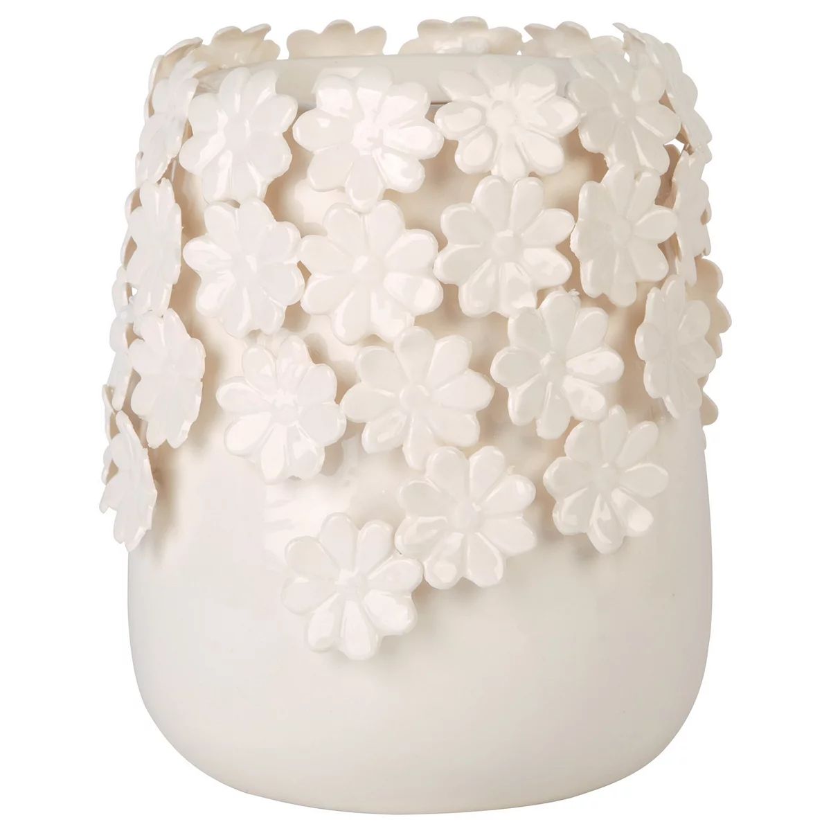Home Essentials Tall Appliqued Allover Floral Vase Table Décor | Kohl's