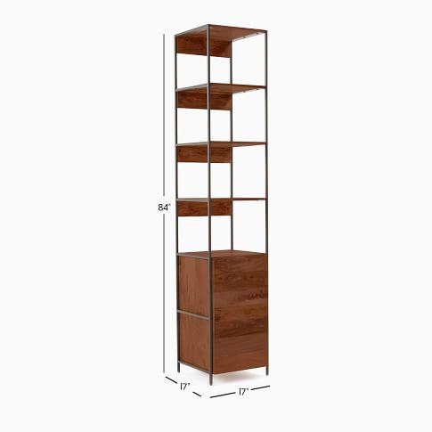 Industrial Modular Open & Closed Storage (17") | West Elm (US)
